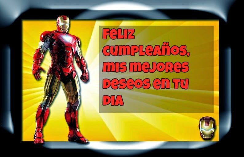 Virgen Tractor Prevención ≫ Imagenes de cumpleaños de Iron Man - Imágenes, tarjetas y frases de  cumpleaños