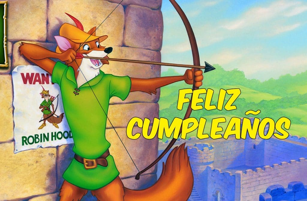 Robin Hood & sus Hombres Alegres disfrutar de su tarjeta de felicitación de cumpleaños